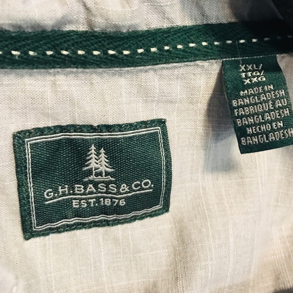 GH Bass & Co Short Sleeve XXL Button Up Shirt - Picture 4 of 4